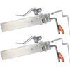 Generic Clip per Cassetto Regolabile da 21 a 50 Mm Acciaio Inossidabile Resistente Facile Installazione Sui Mobili 1 X Clip per Cassetto (2 Impostare)
