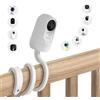 Akoemxeeo Supporto per baby monitor momcozy BM01/BM03/BM04, supporto di fissaggio per ieGeek Baby 1T/OBVHNUA 900DE, supporto per BOIFUN Baby 2S/6T/VB805, accessorio universale per fotocamera bambino con