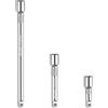 BEASAFY 3 pezzi prolunga da 1/2, 75/125/250mm, per chiave a cricchetto, avvitatore a impulsi, cricchetto, chiave dinamometrica