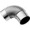 WuCaZRRsy Tubo A Gomito Da 90°, 11cm, In Acciaio Inox, Curva for Camino, Curva for Camino, Stufa, Esterni