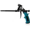Topolenashop Pistola per Schiuma Poliuretanica PU in Metallo Rivestita in Teflon - Dosatore Manuale con Impugnatura Ergonomica, Canna 160 mm e Ugello 2 mm per Sigillatura e Isolamento | VHT02395