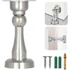 sukevitor Fermaporta magnetico, fermaporta magnetico, extra forte, in acciaio inox con viti da 3 m, maniglie e protezione da parete