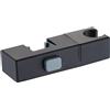 Generisch Supporto per doccia - Rotazione regolabile a 360°, supporto di montaggio antiscivolo | 4,92 x 1,61 x 1,10 pollici, materiale ABS leggero, supporto doccia da 65 g, adatto per tubi doccia quadrati da