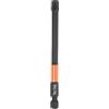 QUARKZMAN T40 Testa Torx Punta Cacciavite 4 (100mm) Lungo 1/4 Codolo Esagonale Magnetico Senza Foro Anti-Manomissione 6 Punte Stella Punta Trapano Acciaio S2 Fosfato Utensili