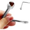 Generic Chiave Triangolare - Chiave Per Armadio A Forma Di L | Chiave Di Blocco Porta Ascensore Elettrico | Chiave Aperta Dado Triangolare | Chiave Per Armadio Triangolare | Chiave Interruttore Contatore Acqu