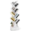 GIANTEX Libreria ad Albero, a 8 Ripiani, Scaffale per Libri con Cassetto Rimovibile, Design di Antiribaltamento, Organizzazione per CD, Riviste, Libri, 38x20x149,5 cm, 4 Colori (Bianco)