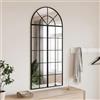 Generico Specchio da Parete Nero 60x130 cm Arco in Ferro,Specchi