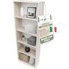 CDF Libreria Scaffale Moderna Alta con Ripiani Aperti Rovere Sonoma 60 cm | Scomparti a vista, libri e documenti, decorazioni, soggiorno e studio, organizzazione domestica, mobile verticale