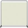 Monucep Paravent su ruote, 1 pezzo, pieghevole, divisorio indipendente su rotelle, spogliatoio, frangivista, per giardino, uffici, terrazze, 185 x 180 x 30 cm, beige