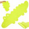 chituodian Tappeto Doccia Antiscivolo, Motivo Tappetino Doccia Antiscivolo con Coccodrillo Dotato di Ventose Resistenti Tappeto per Doccia Antiscivolo Fori di Scarico in PVC, Antimuffa, Lavabile