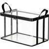 ZEPFJHE Contenitore extra large in plastica trasparente per camera da letto, organizer per l'organizzazione della casa e la conservazione dei vestiti contenitore per vestiti oversize