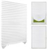 NUTKIT 90x180cm Tenda Plissettata Senza Foratura, Tende Oscuranti Adesive