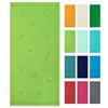 ZOLLNER Telo mare 100x200 cm - asciugamano da spiaggia delicato sulla pelle e super assorbente - lavabile fino a 60°C - 100% cotone - verde con design con animali marini - certificato Oeko Tex (R)