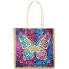 Katutude Borsa della spesa riutilizzabile fai da te Diamond Painting Borsa della spesa con manici Borsa Tote in Tela Pieghevole Kit di Pittura Diamante Borsa a Tracolla Donna Borse per Donne Ragazza