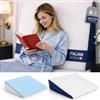 Ritalia® Cuscino Anti-Reflusso 90x65x20 cm | ALZAPIEDI per Materasso Adulti con Schiuma MEMORY | Cuscino per Lettura per LETTO | Schienale per LETTO e Cuscino Triangolare.