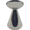 TDCuizent Portacandele in ferro elettrolitico per feste di nozze, decorazione per la casa, minimalista, in metallo, con finitura elegante, per banchetti e fotografia classica (argento (13)