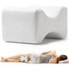 fashion home Pagano Cuscino per Gambe e Ginocchia in Memory Foam, Supporto Ortopedico
