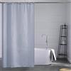 Furlinic Tende Doccia Anti-Muffa Tessuto in Poliestere Grigio Blu Tende Doccia Angolare Impermeabile Lavabile Tenda Vasca da Bagno con 8 Ganci Tenda Doccia 120x200cm.