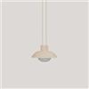 newgarden Syros - Lampada a sospensione senza fili multicolore, ricaricabile a LED per esterni, luce bianca calda, lampada portatile per terrazza, giardino, balcone e pergola (beige opaco)