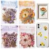 exylosluxek 200 Pezzi Adesivi di Fiori Pressati, Adesivi Trasparenti di Fiori Secchi, per Album Fotografici, Scrapbooking, Journaling, Creazione di Biglietti, Progetti DIY e Decorazioni Domestiche