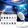 YUNFAN HD Smart Dynamic 5D Holographic Night Light Projector,Galaxy Projector，12