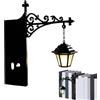 Peufcmi Vintage Mini Street Lamp Bookend Decor With Warm LED Light
