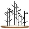Balvi Portariviste Autumn Colore nero Organizer per riviste da terra a forma di albero di metallo Por