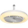JOHNSON Ventilatore Lampada LED da SOFFITTO MOD. Astro con Telecomando 3 Velocita' con Installazione Direttamente al PORTALAMPADA di Tipo E27