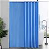 Furlinic Tende Doccia Anti-Muffa Tessuto in Poliestere, Grande Tende Doccia Impermeabile &Lavabile,Tenda Vasca da Bagno con 12 Ganci Tenda doccia Blu-200x240cm.