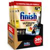 Finish Ultimate PLUS Pastiglie Lavastoviglie al Limone (240 capsule)