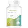 Vitamintrend D-mannosio 1000 mg, 180 compresse, 2000 mg di D-mannosio per dose giornaliera, integratore alimentare vegano senza magnesio stearato, prodotto in Germania