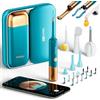 Bebird Pro Bebird Earsight Ultra Rimuovi cerume con WiFi 5G e otoscopio HD 1080P, pulitore auricolare flessibile con fotocamera e 30 punte di ricambio, contagocce per la rimozione del cerume per adulti