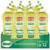Winni's - Additivo Brillantante Lavastoviglie Ipoallergenico, con Estratto di Limone Bio, Contro Residui e Macchie, con Materie Prime di Origine Vegetale, 500 ml x 12 Confezioni
