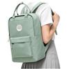 HYC00 Zaino Scuola Media,Piccolo Zaino Scuola Superiore per Ragazzo Ragazza | Zaini Scuola Impermeabile Zainetto Università Zaini Scolastici Antifurto Zaino Porta PC 14 Pollici School Bag,E-Verde Chiaro