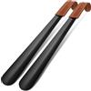 ZOMAKE Calzascarpe Lungo, 42cm Calza Scarpe Metallo, Calzante per Scarpe Facile Da Usare, Shoe Horn per Uomini Donne Anziani (2 Pezzi)