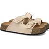 shoes&blues.es Sandalo da Donna in Stile bio con Design Moderno, Cinturini con Fibbie e Piccoli Borchie, Finitura Liscia, Plantare anatomico Molto Confortevole, Suola Leggera e Flessibile, Ideale Beige Talla 36