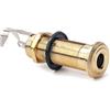 SHOWERORO Presa Jack Per Ingresso Uscita Pickup Terminale Cilindrico Filettato Da 6,35 Mm Per Basso Chitarra Jack Stereo Mono Per Amplificatore Standard
