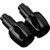 ACEBSBGGAP Manubrio Contrappesi Per B&enelli TRK702 TRK702X TRK 702 702X 2022 2023 2024 TRK 702 X Manopole Manubrio Motocicletta Estremità Manubrio Tappo Estremità Parti(Nero)
