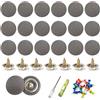 Zasvec Puntine per Cielo Auto 70 Pezzi Vite per Riparazione Tetto Auto Tappo a Vite Rivetti Auto Tetto Rivetti Fisso con Strumento Installazione per il Fissaggio del Rivestimento del Tetto, Grigio