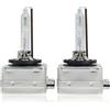 Car Passion Coppia lampade kit XENO xenon D1S 35w 6000k lampadina luce HID ricambio fari bulbi (D1S)