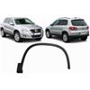 Generico Parafanghino Anteriore Destro Nero Goffrato Per Tiguan 2007-2011