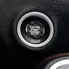 M.JVisun Fibra di Carbonio Auto Accensione Avviamento Interruttore Adesivi Motore Start Stop Pulsante Cover per Dodge Challenger Charger Durango per Jeep Compass Grand Cherokee Grand Commander - Nero