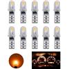 YOUNLEN Lampadine LED T5, 2721 27 37 286 Lampadina LED PC74, per Sostituzione Luci Cruscotto Interni Auto, Chip 12V 0,6W 40LM 3014, Confezione da 10(Giallo)
