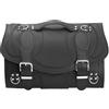 ORLETANOS Devil Black Valigia Bagaglio Von Orletanos XS Sissybar Valigia Ruolo Scooter Motorino Moto compatibile con Harley Davidson HD Borsa Cuoio Portapacchi Heckkoffer Moto Custom Nero