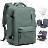 HPLQQ Zaino Ryanair 40x30x20 Sottovuoto Bagaglio a Mano Donna Zaino da Viaggio 40x30x20 Wizzair Borse da Cabina per Easyjet Uomo per Laptop 14 Pollici Trekking Casual Daypack,J2-Verde militare