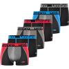 Umbro Mutande Boxer Uomo Sport, Set da 6, Nero Tec (XL) | Uomo, Taglio aderente, Sport, Ultra morbido, Traspirante, Tessuto estensibile, Asciugatura rapida, Fodera interna 100% cotone