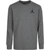 Jordan Jumpman Air EMB Felpa per Ragazzo Carbon Heather 13/15 Anni