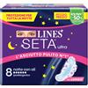 FATER SpA Lines Seta Ultra Assorbenti Notte Dwct, 8 Pezzi
