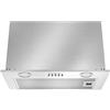 Candy CPY5MIXGG, Gruppo filtrante 52 cm, 3 livelli di potenza, 590 m3/h, Valvola antiretorno, Filtri in alluminio Antigasso e Filtri al carbonio inclusi, Illuminazione a LED, 70DB, Inox