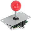 Zudoo Kit Joystick da Gioco, Kit Stick da Gioco Rondella Antipolvere Cavo USB Separato per Laptop (Rosso)